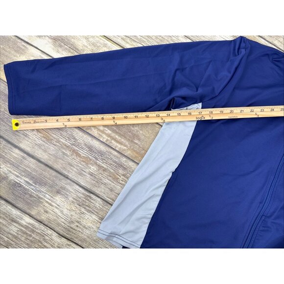 Shadow Sport Fitted Colorblock Belle Sleeve Zip Front Jacket Size 3X Blueprint‎ - Picture 9 of 9